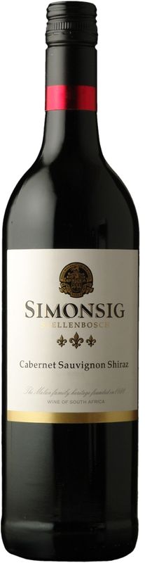 Bottle of Cabernet Sauvignon / Shiraz from Simonsig Estate