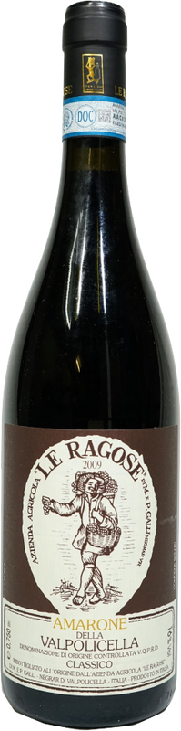 Bottle of Amarone Classico DOCG from Le Ragose
