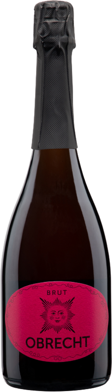 Bottle of Graubünden AOC Brut rosé from Obrecht/Weingut zur Sonne