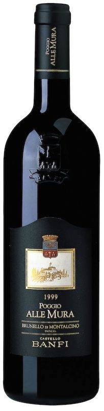 Bottiglia di Brunello di Montalcino DOCG Poggio Alle Mura di Castello Banfi