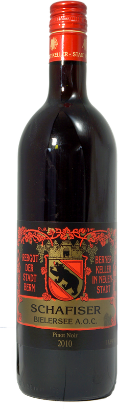 Image of Rebgut der Stadt Bern Schafiser Pinot Noir - 75cl - Neuenburg, Schweiz