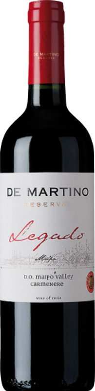 Flasche Carmenere Reserva Legado von De Martino