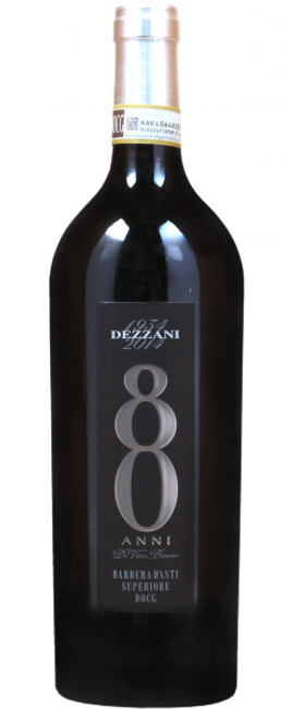 Image of Dezzani Barbera d'Asti Superiore DOCG 80 Anni - 75cl - Piemont, Italien bei Flaschenpost.ch