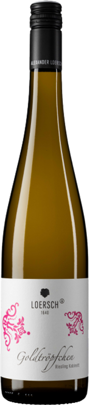 Bottiglia di Riesling Piesporter Goldtröpfchen Kabinett di Weingut Alexander Loersch