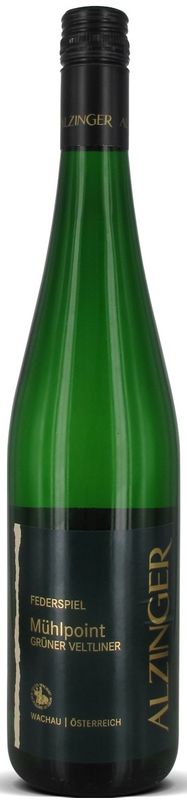 Bottiglia di Grüner Veltliner Federspiel Mühlpoint di Leo Alzinger