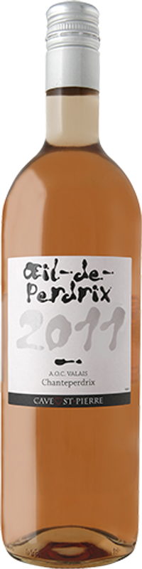 Flasche Chanteperdrix Oeil-de-Perdrix du Valais AOC von Saint-Pierre