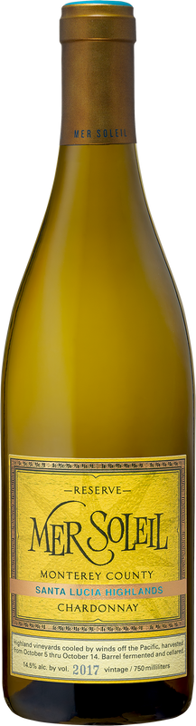 Bottle of Chardonnay Reserve Mer Soleil AVA Santa Lucia Highlands from Mer Soleil