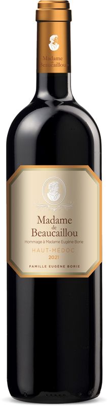 Bottiglia di Madame De Beaucaillou Haut Medoc AOC di Madame De Beaucaillou
