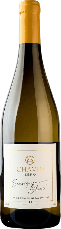 Bottle of Chavin Zero Sauvignon Blanc VdF sans alcool from Pierre Chavin