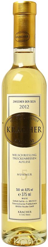 Bottiglia di TBA Welschriesling Zwischen den Seen No. 5 di Alois Kracher