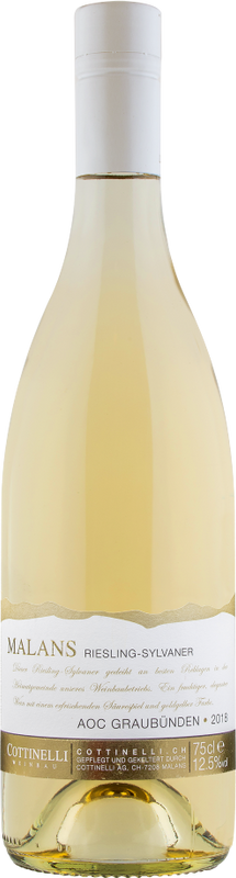 Bottiglia di Malans Riesling-Sylvaner AOC di Cottinelli