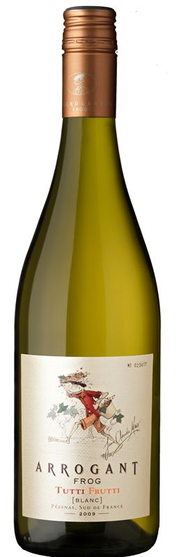 Bottle of Tutti Frutti Blanc IGP Arrogant Frog from Jean-Claude Mas