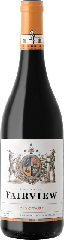 Bottle of Pinotage from Fairview