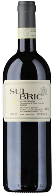 Bottle of Sul Bric Monferrato Rosso DOC from Franco M. Martinetti