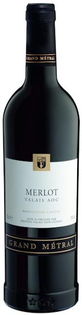 Image of Provins Merlot du Valais AOC Grand Metral - 75cl - Wallis, Schweiz bei Flaschenpost.ch