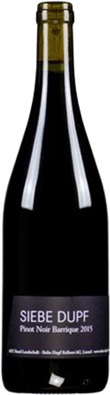 Bottiglia di Siebe Dupf Barrique Pinot Noir di Siebe Dupf Kellerei