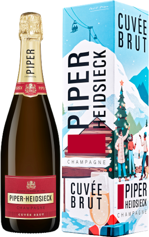 Flasche Cuvée Brut Winter Edition 2022 by Doran Champagner von Piper-Heidsieck