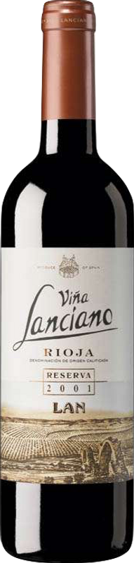 Bottle of Viña Lanciano Reserva from Bodegas Lan