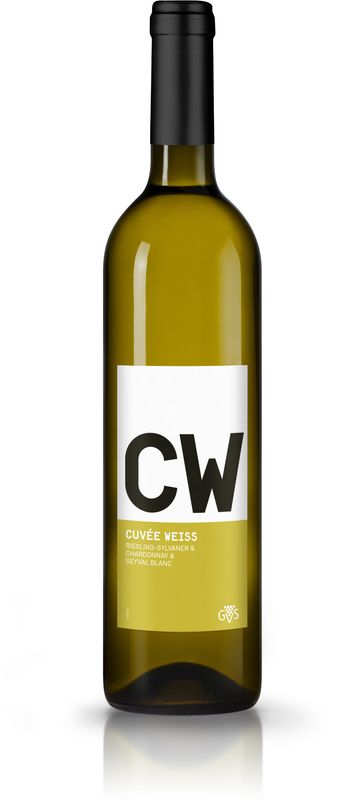 Bouteille de CW Cuvee Weiss de GVS Schachenmann