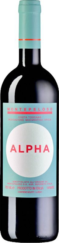 Bottiglia di Alpha IGT Costa Toscana di Montepeloso