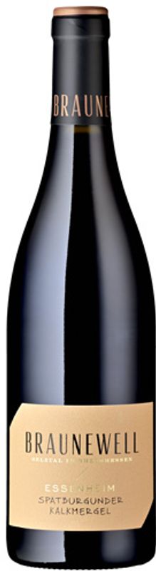Flasche Kalkmergel Spätburgunder von Weingut Braunewell
