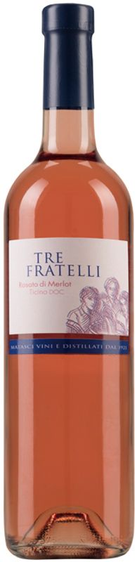 Bottiglia di Tre Fratelli Merlot Ticino DOC di Fratelli Matasci