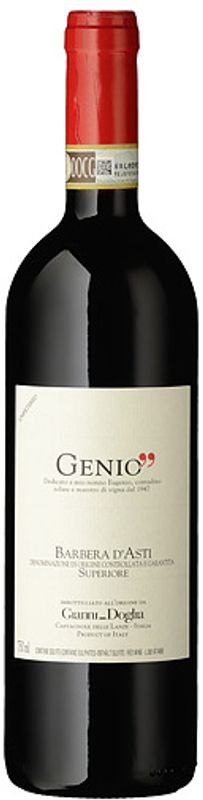 Bottle of Barbera d'Asti Superiore Genio from Gianni Doglia