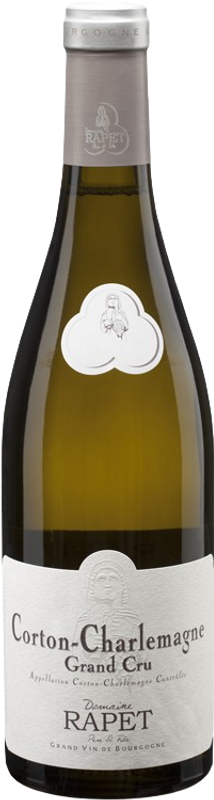 Bottle of Corton Charlemagne Grand Cru from Domaine Rapet