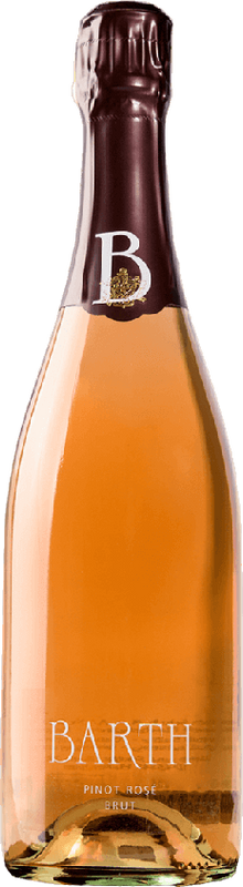 Bottiglia di Sekt Pinot Rosé brut di Barth