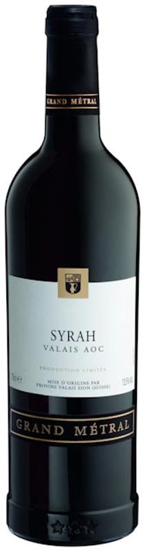 Bottle of Syrah Grand Metral AOC from Provins