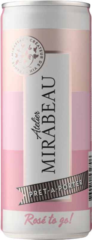 Bottiglia di Pret a Porter Rosé Cannette di Mirabeau