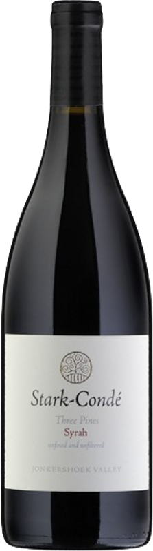 Bottiglia di Three Pines Syrah di Stark-Condé