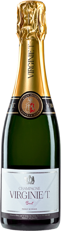 Bottiglia di Brut Champagne AOC di Les Domaines Virginie
