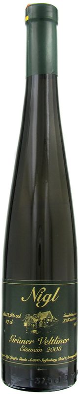 Bottle of Gruner Veltliner Eiswein (Dessertwein) from Weingut Martin Nigl
