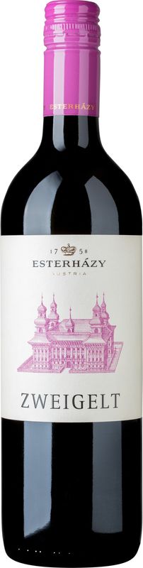 Bottiglia di Zweigelt Classic Burgenland Qualitätswein di Esterhazy