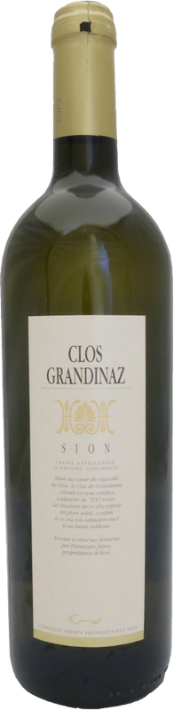 Bottle of Clos Grandinaz Cru de Sion Uvrier AOC from Dumoulin Frères