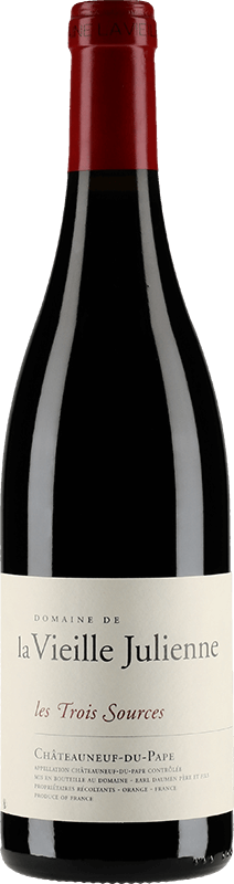 Bottle of Châteauneuf du Pape Les Trois Sources from Domaine de la Vieille Julienne