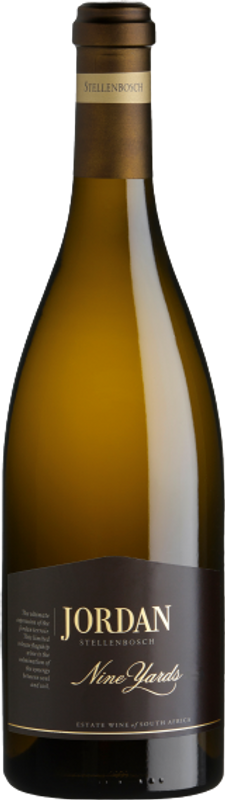 Bottle of Nine Yards Chardonnay from Jordan Wine Estate