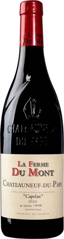 Bottiglia di Capelan Châteauneuf du Pape Rouge AOP di Domaine de la Ferme du Mont Benault
