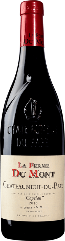 Image of Domaine de la Ferme du Mont Benault Capelan Châteauneuf du Pape Rouge AOP - 50cl - Côtes du Rhône, Frankreich