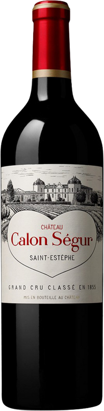 Bottiglia di Chateau Calon Segur 3e Cru Classe St-Estephe AOC di Château Calon-Ségur