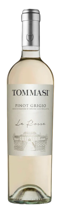 Bottle of Pinot Grigio delle Venezie DOC Le Rosse from Tommasi Viticoltori