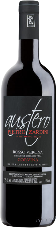 Bouteille de Corvina Igp Austero Rosso Veronese de Pietro Zardini