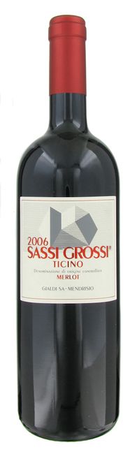 Image of Gialdi Merlot Sassi Grossi DOC - 150cl - Tessin, Schweiz bei Flaschenpost.ch