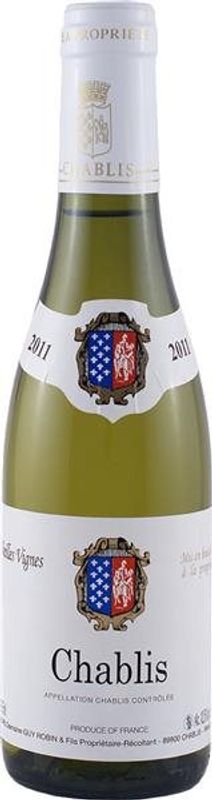 Bottle of Chablis Vieilles Vignes AOC from Domaine Robin Guy et Fils