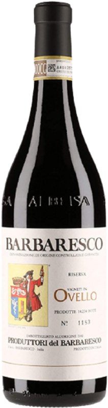 Bottiglia di Barbaresco DOCG Riserva Ovello di Produttori del Barbaresco
