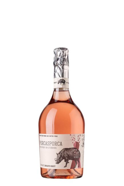 Image of Zio Porco Porseo Porcasporca Spumante Rosato Brut - 75cl - Veneto, Italien bei Flaschenpost.ch