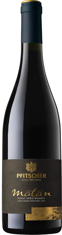 Bottle of Pinot Nero Riserva Matan from Weingut Pfitscher