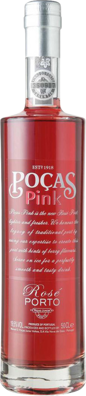 Bottle of Port Pocas Pink from Manoel D. Pocas Jr. Vinhos