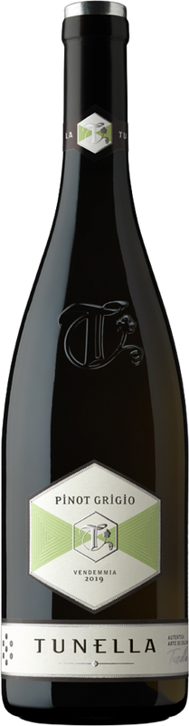 Bottle of Pinot Grigio DOC from La Tunella
